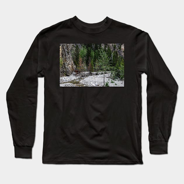 Mountain hike. Long Sleeve T-Shirt by CanadianWild418